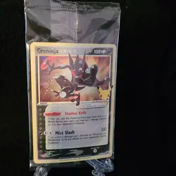 Sealed 2021 Greninja SWSH144 Black Star Promo Pokemon Card Celebrations - Image 4