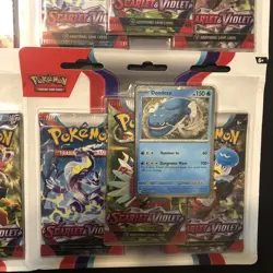 Pokemon Scarlet &Violet Base Set 3 Pack Blister Lot Of 3, And 1Paradox Rift 820650853289 - Image 4