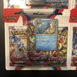 Pokemon Scarlet &Violet Base Set 3 Pack Blister Lot Of 3, And 1Paradox Rift 820650853289 - Image 5