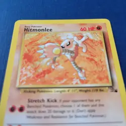 Pokemon Hitmonlee 22/62 Fossil Regular Lightly Played *FREE SHIPPING* - Image 2