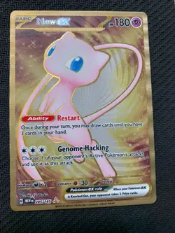 Mew ex 205/165 Metal Pokemon Card - Scarlet & Violet 151 set - LP - Image 2