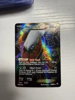 Darkrai EX 107/108 Black & White Dark Explorers Full Art UR Pokemon Card NM - Image 1