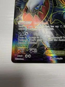 Darkrai EX 107/108 Black & White Dark Explorers Full Art UR Pokemon Card NM - Image 5