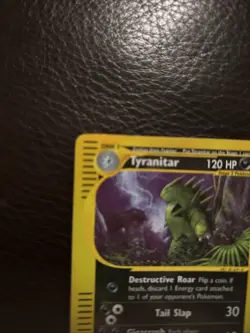 Pokemon Tyranitar 2002 Expedition Base Set 40/147 Reverse Holo E Series - Image 4