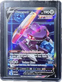 Genesect V 254/264 Ultra Rare Full Art Pokemon TCG SWSH Fusion Strike Near Mint - Image 1