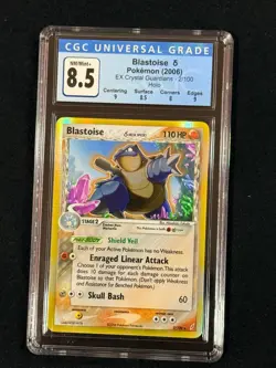 CGC 8.5 Blastoise 2006 EX Crystal Guardians 2/100 Holo Pokemon Delta Species - Image 1