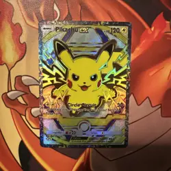 Pokemon TCG Pocket Pikachu EX Holographic SIR Deluxe ex - Fan Art IR AR - Image 3