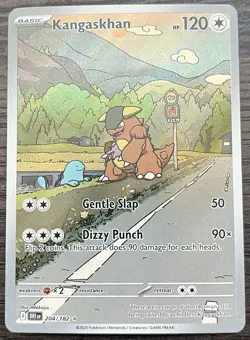 Kangaskhan 204/182 Scarlet Violet Pokemon TCG Destined Rivals Illustration MINT - Image 1