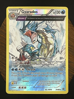 Pokemon TCG Gyarados 21/98 XY Ancient Origins 2015 Holo Rare Excellent - Image 1