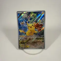 💥 Pokemon 2023 TCG - Pikachu SVP 027 Scarlet & Violet Promo Paldea Evolved Holo - Image 1