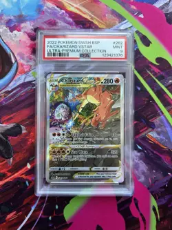 2022 Pokemon Charizard VSTAR SWSH262 Promo Ultra Rare PSA 9 - Image 1