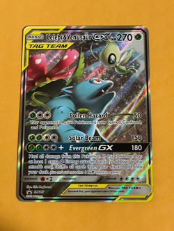 2019 Pokemon Sun Moon Celebi Venusaur GX Black Star Promo BSP #SM167 B NM - Image 1