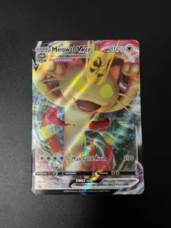 Meowth VMAX Black Star Promo - SWSH005 Sword & Shield - Pokemon TCG - Mint/NM - Image 1