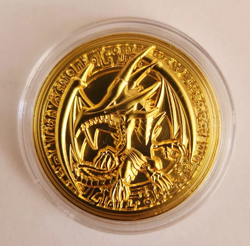 Yu-Gi-Oh! - Red Eyes Black Dragon - Official YCS Pre-Reg Coin - Gold - Image 1