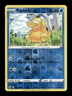 Psyduck Reverse Holo Common SWSH10: Astral Radiance 028/189 NM Pokemon NM - Image 1