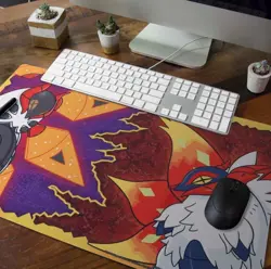 Slither Wing & Iron Moth Pokemon Center Playmat - Brand New Sealed - Image 1