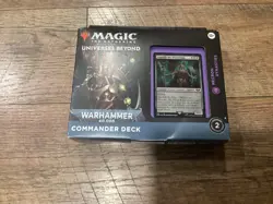 Magic the Gathering MTG Warhammer 40,000 - Necron Dynasties Commander Deck - Image 1