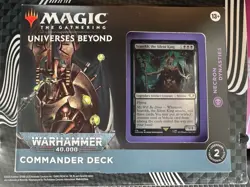 Universes Beyond: Warhammer 40,000 - Necron Dynasties Commander Deck - Sealed - Image 1