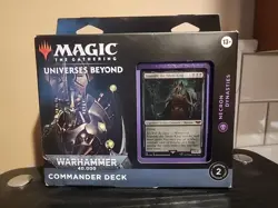 Universes Beyond: Warhammer 40,000 - Necron Dynasties Commander Deck - Sealed - Image 1