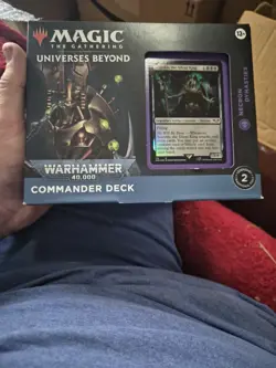 Magic the Gathering MTG Warhammer 40,000 Commander Deck - Necron Dynasties - Image 1
