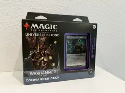 MTG Universes Beyond WARHAMMER 40,000 - COMMANDER DECK - Necron Dynasties - Image 1
