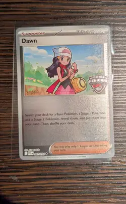 Pokemon Dawn 087/094 - STAFF Stamped Promo - Regional Promo - Phantasmal Flames - Image 1