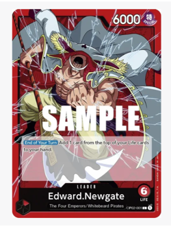 Edward.Newgate (001) OP02-001 Paramount War One Piece - Image 1