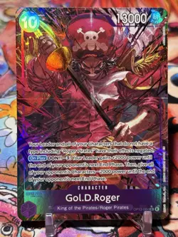 GOL D ROGER - One Piece TCG OP13-064 - AA Alt Art Super Rare SR - Image 1