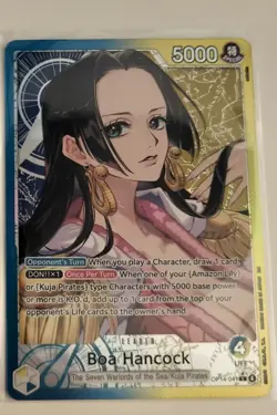 One Piece The Azure Sea’s Seven OP14-041 Boa Hancock Alt Art Leader English NM - Image 1