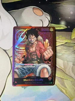 Monkey.D.Luffy Leader Foil Pre-Errata - NM - One Piece TCG - ST01-001 - English - Image 3
