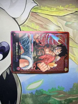 Monkey.D.Luffy Leader Foil Pre-Errata - NM - One Piece TCG - ST01-001 - English - Image 5