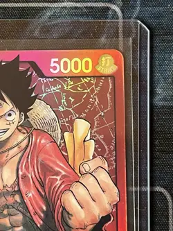 One Piece TCG Monkey.D.Luffy - ST01-001 - Leader Pre-Errata *Near Mint* - Image 4