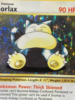 Pokemon TCG Snorlax 11/64 Jungle Unlimited Holo Rare Vintage 1999 WOTC - Image 2