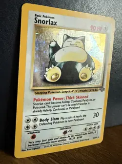 Pokemon TCG Snorlax Jungle 11/64 Holo Unlimited Holo Rare 1999 Vintage #11 - Image 2