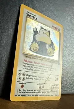 Pokemon TCG Snorlax Jungle 11/64 Holo Unlimited Holo Rare 1999 Vintage #11 - Image 3