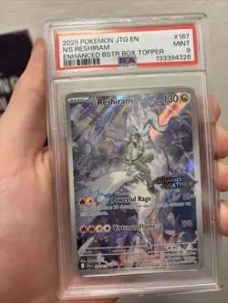 Pokemon TCG - N's Reshiram #167/159 - Journey Together - Stamped - PSA 9 - MINT - Image 1