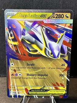 Mega Latias EX 100/132 Ultra Rare Holo Pokemon TCG Card NM Mega Evolution - Image 1