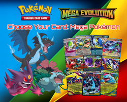 Pokemon TCG - Choose Your Mega Pokemon Card | Mega Evolutions Ultra, Full Art NM - Image 1
