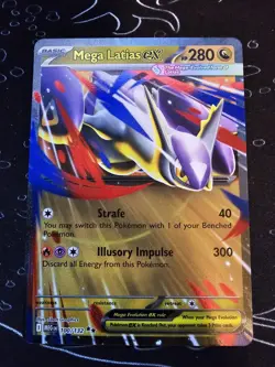 Mega Latias ex 100/132 Mega Evolutions Pokemon Card TCG NM Full Art - Image 1