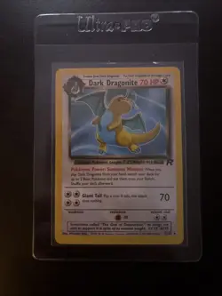 Pokemon Dark Dragonite TCG Card 22/82 Non-Holo Rare, Near Mint Condition - Image 1