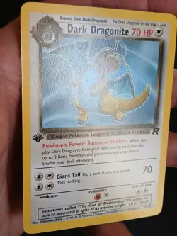 Pokemon Dark Dragonite TCG 1st Edition Non-Holo Card 22/82 Near Mint - Image 5
