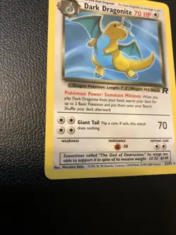 Dark Dragonite 22/82 Team Rocket Mint/NM Rare Pokemon TCG Non Holo - Image 2