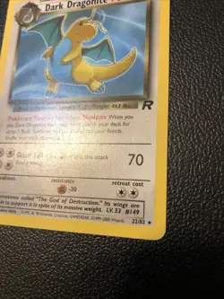 Dark Dragonite 22/82 Team Rocket Mint/NM Rare Pokemon TCG Non Holo - Image 3