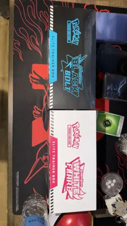 Pokemon Black Bolt and White Flare Elite Trainer Box ETB Bundle [SEALED] - Image 3