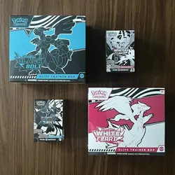 Pokemon TCG: Black Bolt & White Flare Elite Trainer Boxes + Booster Bundles Set - Image 1