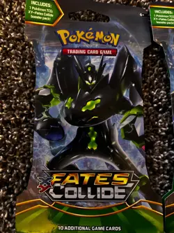 LOT OF FOUR (4) Pokemon XY-Fates Collide Sleeved Booster Packs. Factory Sealed! - Image 2