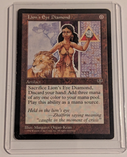 Lion’s Eye Diamond - MTG Magic the Gathering - Mirage - LP - Image 1