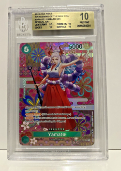 Yamato SP OP01-121 Awakening of the New Era Foil BGS 10 Pristine One Piece Card - Image 1