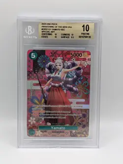 OPTCG Yamato (SP) OP01-121 Awakening of the New Era SP BGS 10 Pristine! - Image 1