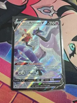 Pokemon TCG Astral Radiance - Galarian Articuno V TG16/TG30 Trainer Gallery - NM - Image 1